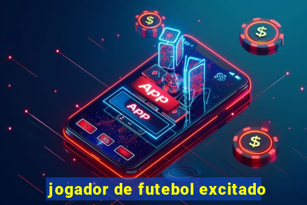 jogador de futebol excitado